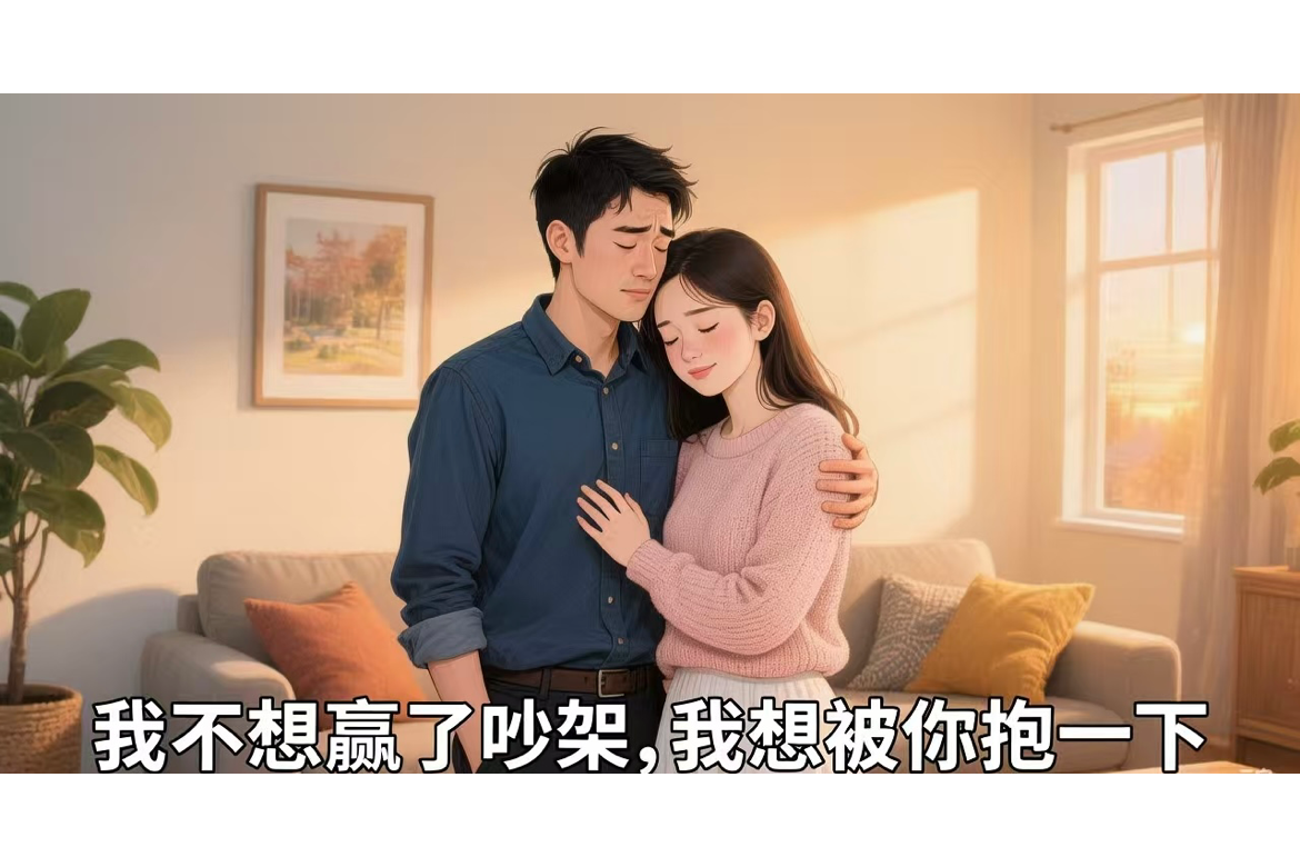 致爱人-“我不想赢了吵架，我想被你抱一下”