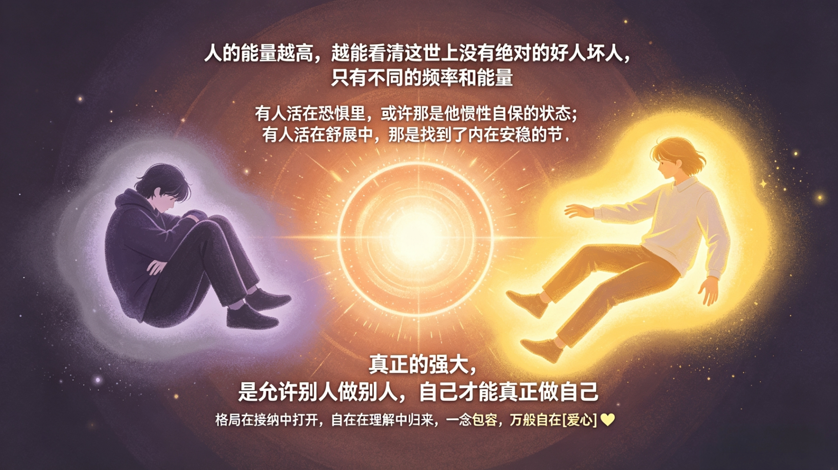 一念包容，万般自在